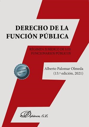 DERECHO DE LA FUNCION PUBLICA | 9788413777344 | PALOMAR OLMEDA, ALBERTO
