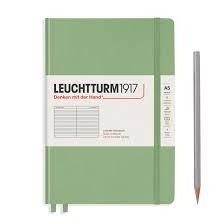 NOTEBOOK MEDIUM A5,T/D,LINEAS,MUTED SAGE | 4004117569982