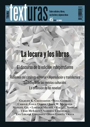 TEXTURAS 45 : LA LOCURA Y LOS LIBROS | 9788418941467 | VARIOS AUTORES