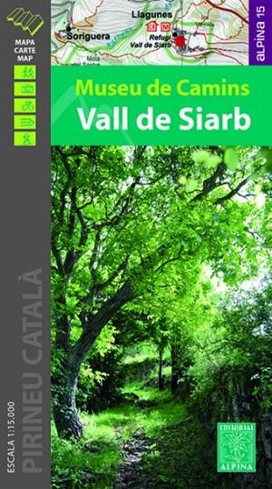 VALL DE SIARB : MAPA-GUIA [21-22] | 9788480908788 | EDITORIAL ALPINA