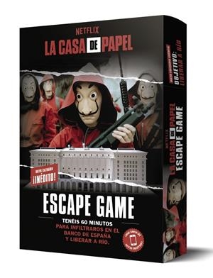 CASA DE PAPEL, LA. ESCAPE GAME. OBJETIVO: LIBERAR A RÍO | 9788418100925 | TRENTI, NICOLAS