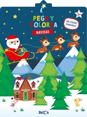 NAVIDAD. PEGA Y COLOREA | 9789403223414 | BALLON