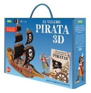 BARCO DE PIRATAS 3D DE CARTÓN CON MAQUETA | 9788418127526 | GAULE, M. / LEGIMI, F.