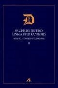 ANÁLISIS DEL DISCURSO: LENGUA, CULTURA, VALORES | 9788476356326 | CASADO VELARDE, MANUEL / Y OTROS