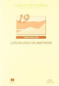 CONTRASTES DE HIPÓTESIS | 9788471337160 | MARTÍN MARTÍN, QUINTÍN