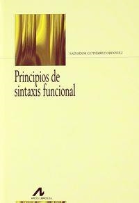 PRINCIPIOS DE SINTAXIS FUNCIONAL | 9788476352823 | GUTIÉRREZ ORDÓÑEZ, SALVADOR
