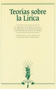 TEORÍAS SOBRE LA LÍRICA | 9788476353622 | CABO ASEGUINOLAZA, FERNANDO / Y OTROS