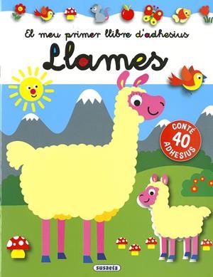 LLAMES. EL MEU PRIMER LLIBRE D'ADHESIUS | 9788467780956 | BUSQUETS, JORDI