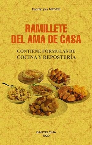 RAMILLETE DEL AMA DE CASA | 9788490017128 | NIEVES