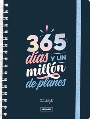AGENDA CLASICA MR. WONDERFUL 2022 SEMANA VISTA 365 DIAS Y UN MIL | 8435460794411