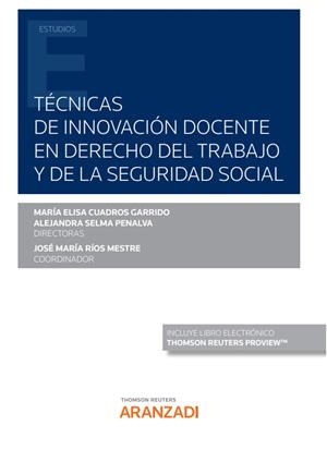 TECNICAS DE INNOVACION DOCENTE EN DERECHO DEL TRABAJO Y DE LA SEGURIDAD | 9788413904214 | SELMA PENALVA, ALEJANDRA