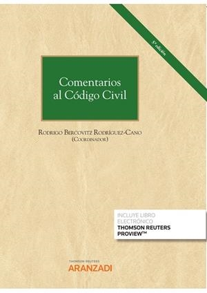 COMENTARIOS AL CODIGO CIVIL | 9788413457574 | BERCOVITZ RODRIGUEZ-CANO, RODRIGO A.