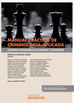 MANUAL PRACTICO DE CRIMINOLOGIA APLICADA | 9788413913698 | DE VICENTE DE CASTRO, BEATRIZ
