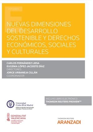 NUEVAS DIMENSIONES DEL DESARROLLO SOSTENIBLE Y DERECHOS ECONOMICOS, SOCIALES Y CULTURALES | 9788413902760 | FERNANDEZ LIESA, CARLOS