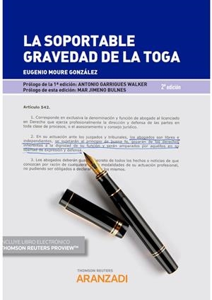 SOPORTABLE GRAVEDAD DE LA TOGA, LA | 9788413910727 | MOURE GONZALEZ, EUGENIO