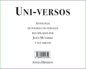 UNI-VERSOS | 9788490021859 | MUNÁRRIZ, JESÚS