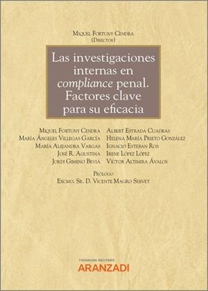 INVESTIGACIONES INTERNAS EN COMPLIANCE PENAL, LAS | 9788413914282 | FORTUNY CENDRA, MIQUEL