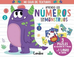 APRENDO LOS NUMEROS CON LOS MONSTRUOS (CAJAS SENSORIALES) | 9788418825019 | BOUCHER, MARIE / WEDOO STUDIO