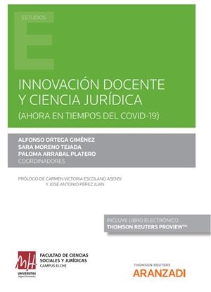 II JORNADA DE INNOVACION DOCENTE Y CIENCIA JURIDICA | 9788413462820 | ORTEGA GIMENEZ, ALFONSO