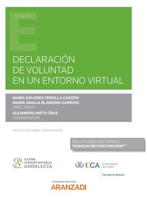 DECLARACIÓN DE VOLUNTAD EN UN ENTORNO VIRTUAL | 9788413914725 | NIETO CRUZ, ALEJANDRO