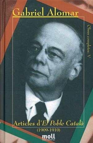 OBRES COMPLETES ALOMAR 05. ARTICLES D'EL POBLE CATALÀ | 9788427309241 | ALOMAR, GABRIEL