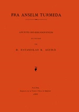 FRA ANSELM TURMEDA | 9788486366513 | AGUILO, ESTANISLAU K.