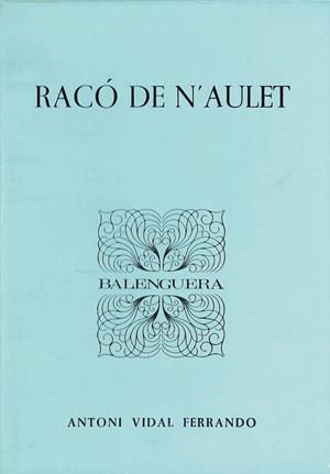 RACO DE N'AULET | 9788427304949 | VIDAL FERRANDO, A.