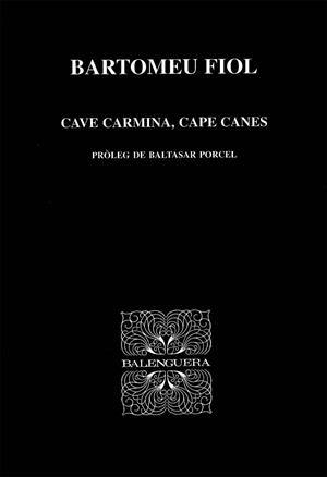 CAVE CARMINA, CAPE CANES | 9788427350830 | FIOL, BARTOMEU