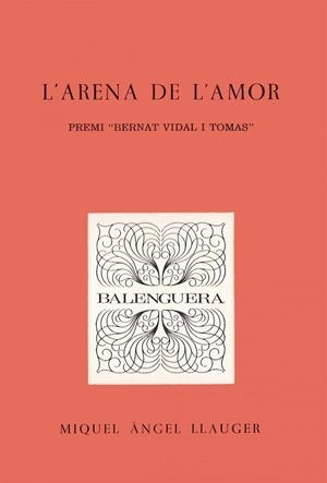 ARENA DE L'AMOR, L' | 9788427305021 | LLAUGER, MIQUEL ANGEL
