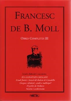 OBRES COMPLETES 3. FRANCESC DE B. MOLL | 9788427318038 | MOLL, FRANCESC DE B.