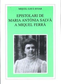 EPISTOLARI M. A. SALVA A M. FERRA | 9788427340435 | GAYA SITJAR, MIQUEL