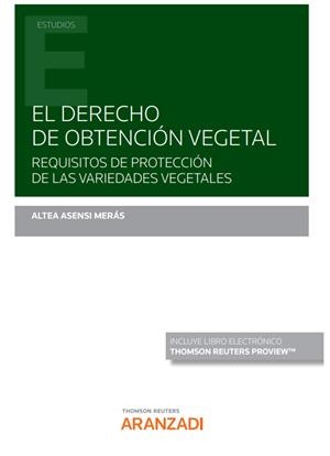 DERECHO DE OBTENCION VEGETAL | 9788413914756 | ASENSI MERAS, ALTEA