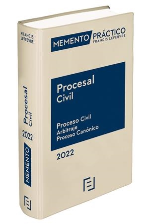 MEMENTO PROCESAL CIVIL 2022 | 9788418647819 | LEFEBVRE-EL DERECHO