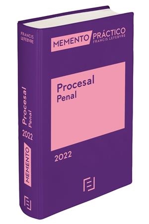 MEMENTO PROCESAL PENAL 2022 | 9788418647826 | LEFEBVRE-EL DERECHO