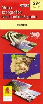 MAPA TOPOGRÁFICO NACIONAL DE ESPAÑA. MANLLEU | 9788496340657