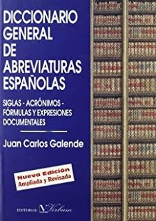 DICCIONARIO GENERAL DE ABREVIATURAS ESPAÑOLAS | 9788479621834 | GALENDE DÍAZ, JUAN CARLOS