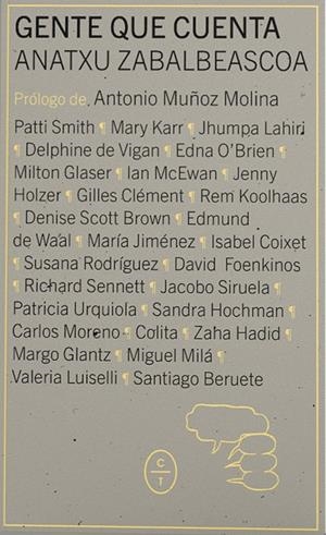 GENTE QUE CUENTA | 9788412349887 | ZABALBEASCOA, ANATXU