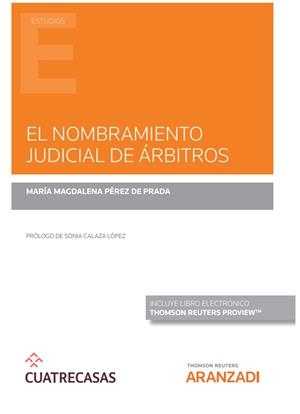 NOMBRAMIENTO JUDICIAL DE ARBITROS, EL | 9788413917580 | PEREZ DE PRADA, MARIA