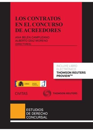 CONTRATOS EN EL CONCURSO DE ACREEDORES, LOS | 9788413906355 | CAMPUZANO, ANA BELEN / DIAZ MOREN, ALBERTO