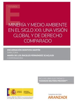 MINERIA Y MEDIO AMBIENTE EN EL SIGLO XXI : UNA VISIÓN GLOBAL Y DE DERECHO COMPARADO | 9788413456638 | MONTOYA MARTÍN, ENCARNACIÓN