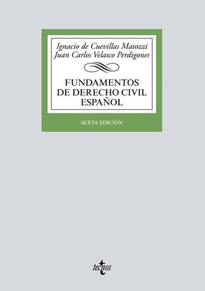 FUNDAMENTOS DE DERECHO CIVIL ESPAÑOL | 9788430984268 | CUEVILLAS MATOZZI, IGNACIO / VELASCO PERDIGONES, JUAN CARLOS