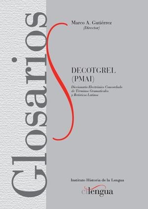 GLOSARIOS III-DECOTGREL (PMAI) | 9788494390326 | GUTIÉRREZ, MARCO A.