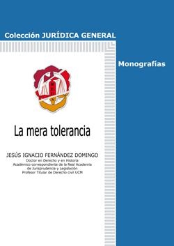MERA TOLERANCIA, LA | 9788429018219 | FERNANDEZ DOMINGO, JESUS IGNACIO
