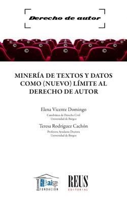 MINERIA DE TEXTOS Y DATOS COMO (NUEVO) LIMITE AL DERECHO DE AUTOR | 9788429025415 | VICENTE DOMINGO, ELENA M.
