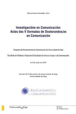 INVESTIGACIÓNS EN COMUNICACIÓN | 9788481588231