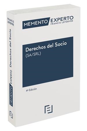 MEMENTO EXPERTO DERECHOS DEL SOCIO SA/SRL ) 4ª EDICION | 9788418899423 | LEFEBVRE-EL DERECHO