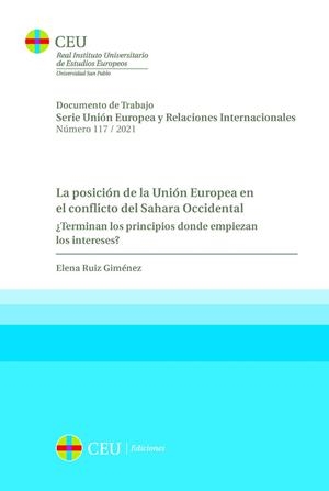 POSICIÓN DE LA UNIÓN EUROPEA EN EL CONFLICTO DEL SAHARA OCCIDENTAL, LA | 9788418463938 | RUIZ GIMÉNEZ, ELENA