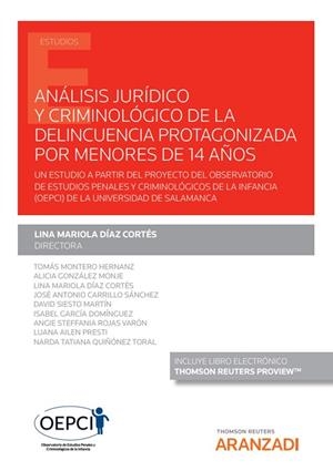 ANALISIS JURIDICO Y CRIMINOLOGICO DE LA DELINCUENCIA PROTAGONIZADA POR | 9788413903453 | DIAZ CORTES, LINA MARIOLA