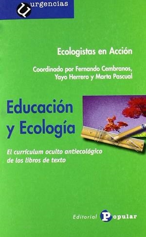 EDUCACIÓN Y ECOLOGÍA | 9788478843435 | ECOLOGISTAS EN ACCIÓN