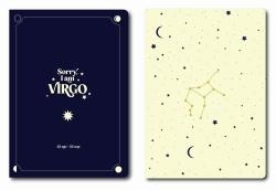 PACK 2 CUADERNOS GRAPADOS A6 HORÓSCOPO NEGRO - VIRGO | 8432715139072